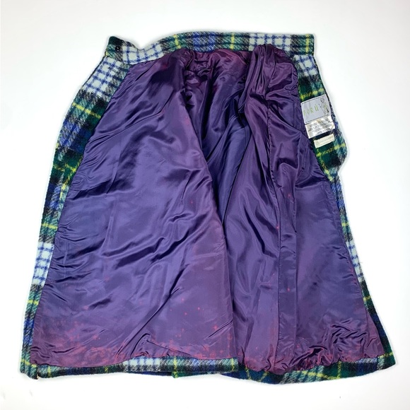 Vintage 1960s Ború by Jimmy Hourihan of Dublin Wool Tartan Cape with belt, EUC. - Picture 10 of 14